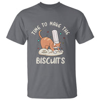 Cute Kitty Time To Make The Biscuits Cat Lover T Shirt - Wonder Print Shop
