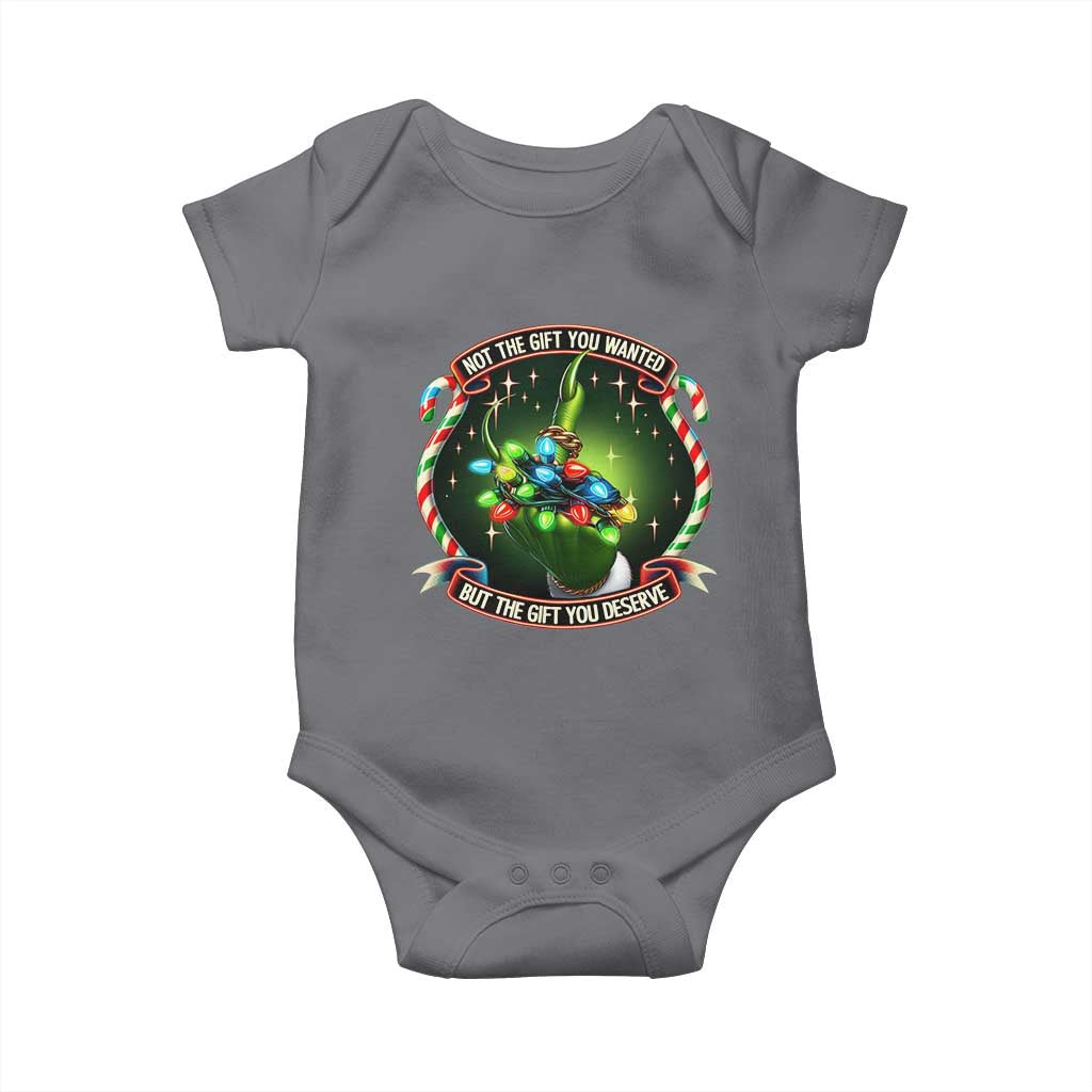 Funny Xmas Baby Onesie Not The Gift You Wanted But The Gift You Deserve