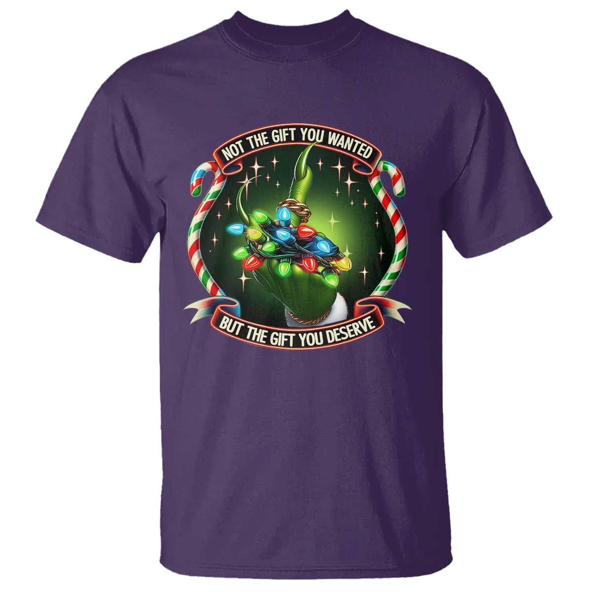 Funny Xmas T Shirt Not The Gift You Wanted But The Gift You Deserve - Wonder Print Shop