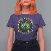 Funny Xmas T Shirt For Women Not The Gift You Wanted But The Gift You Deserve - Wonder Print Shop
