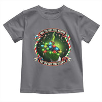 Funny Xmas Toddler T Shirt Not The Gift You Wanted But The Gift You Deserve