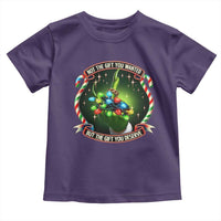 Funny Xmas Toddler T Shirt Not The Gift You Wanted But The Gift You Deserve