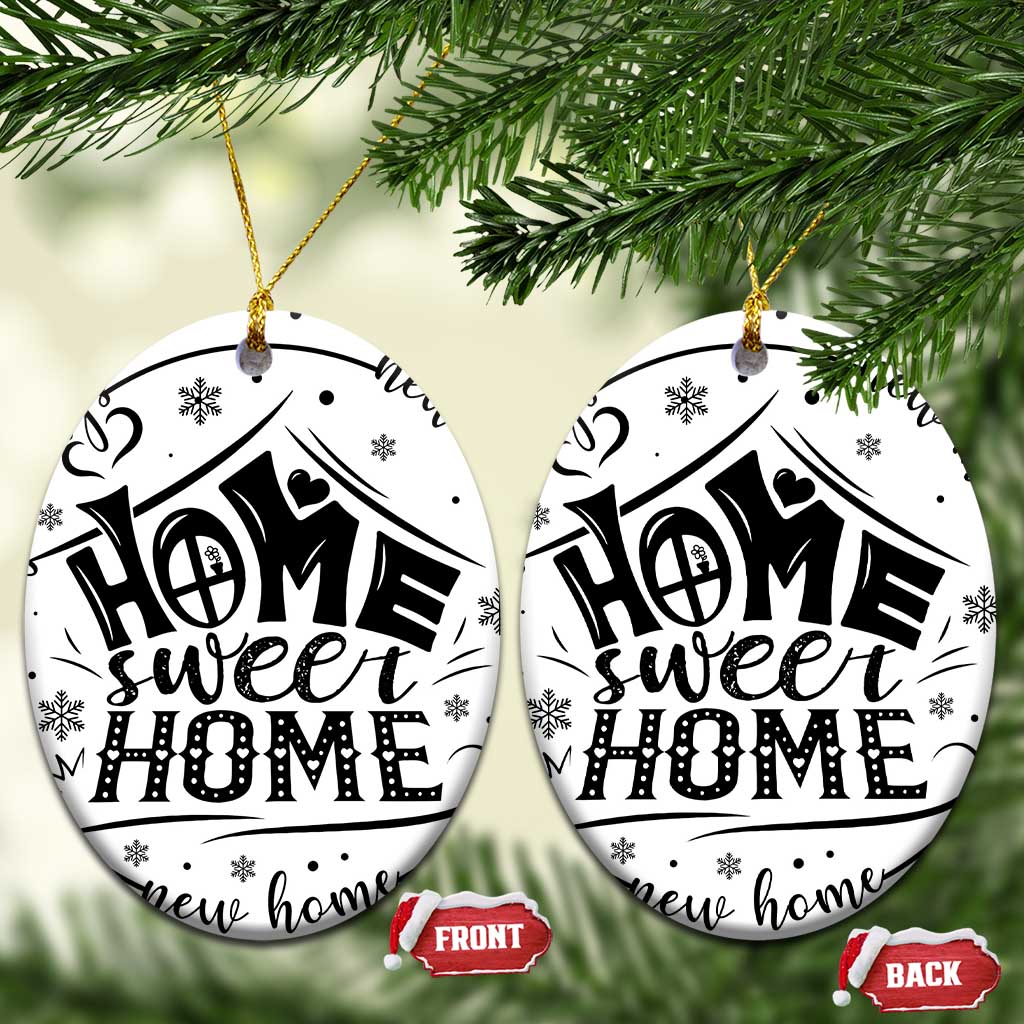 First Christmas New Home Christmas Ornament Home Sweet Home - Wonder Print Shop