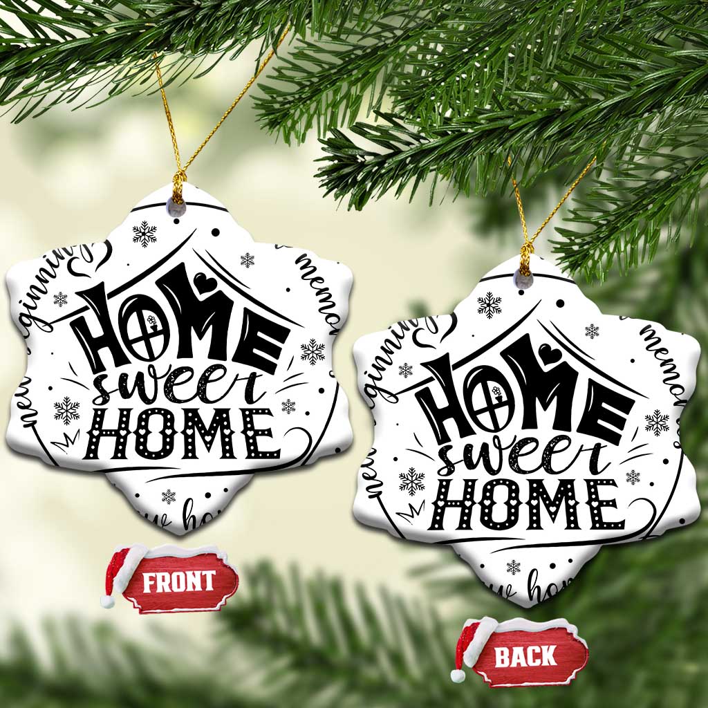 First Christmas New Home Christmas Ornament Home Sweet Home - Wonder Print Shop