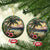 Beach Hibiscus Hawaii 2024 Christmas Ornament - Wonder Print Shop