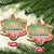 Xmas In Hawaii Christmas Ornament Mele Kalikimaka Beach Hibiscus - Wonder Print Shop
