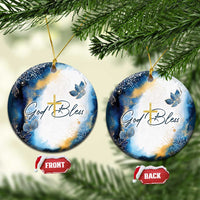 God Bless Christian Christmas Ornament - Wonder Print Shop