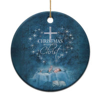Christmas Begins With Christ Christmas Ornament - Wonder Print Shop