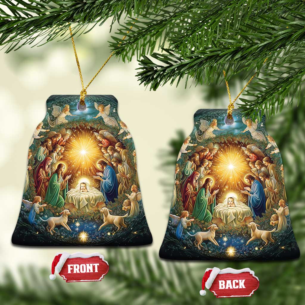 Nativity Christmas Religious Christian Gift Christmas Ornament - Wonder Print Shop
