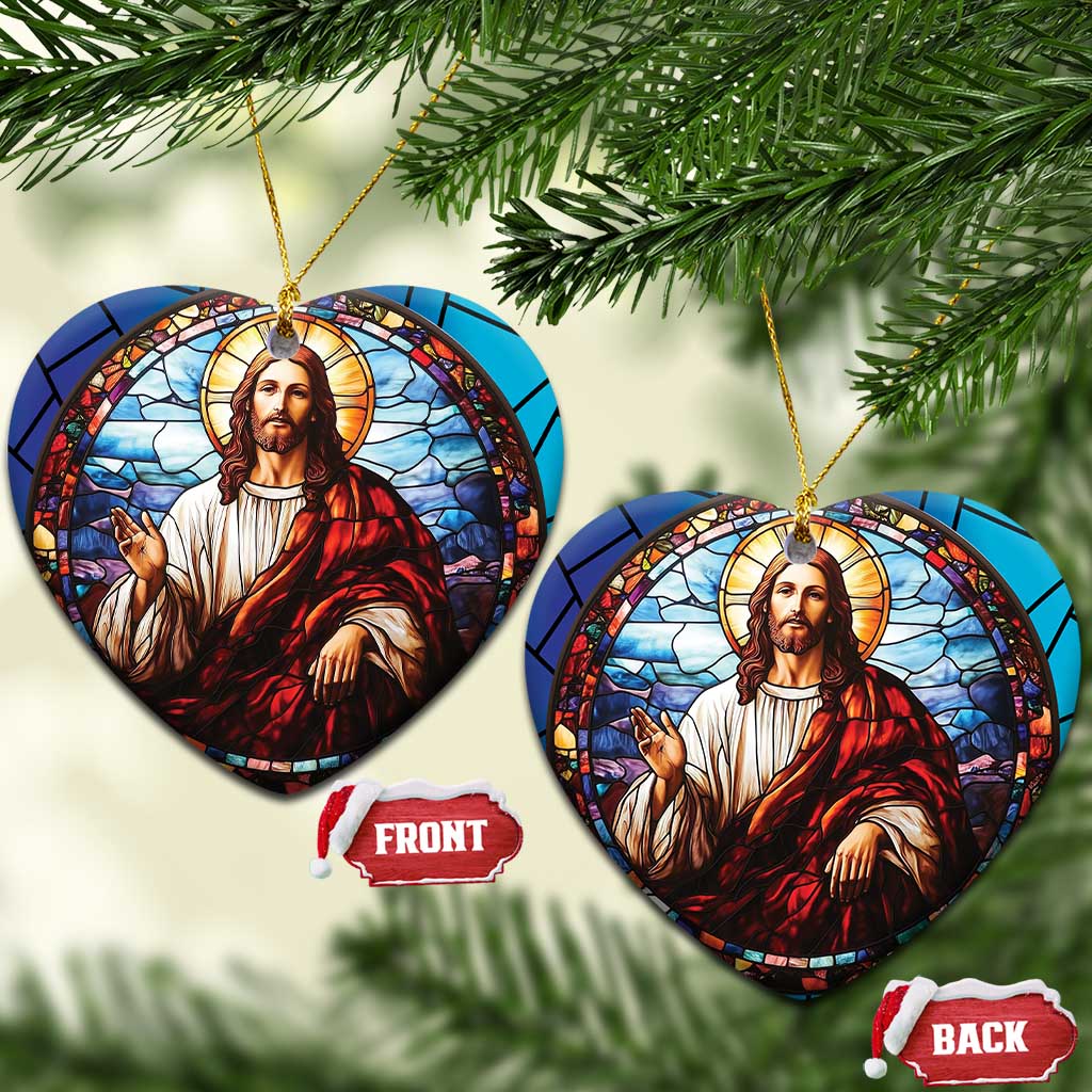 Jesus Religion Christian Christmas Ornament - Wonder Print Shop