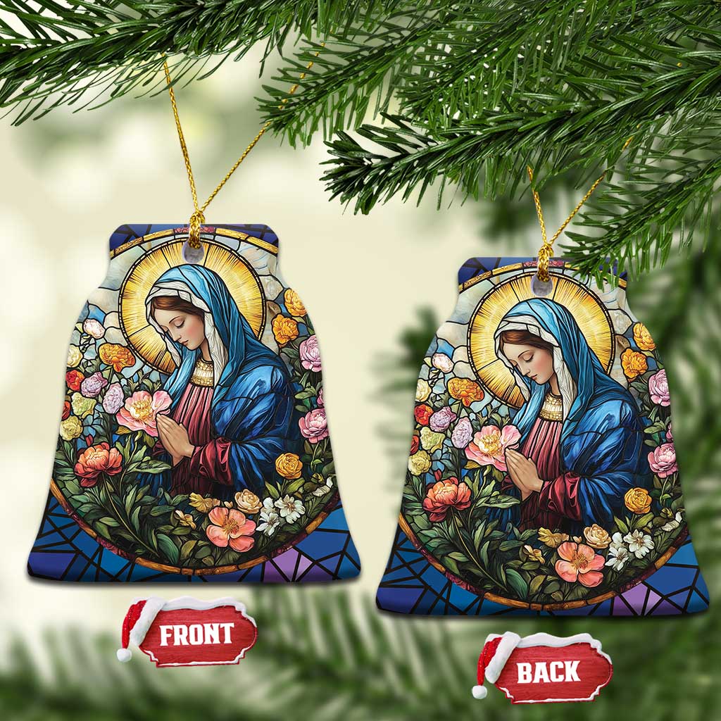 Maria Religion Christian Christmas Ornament - Wonder Print Shop