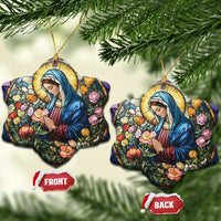 Maria Religion Christian Christmas Ornament - Wonder Print Shop