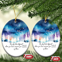 Memorial Christmas Ornament The Sky Looks Different When You Have Someone You Love Up There - Wonder Print Shop