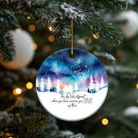 Memorial Christmas Ornament The Sky Looks Different When You Have Someone You Love Up There - Wonder Print Shop
