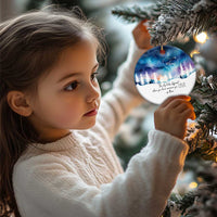Memorial Christmas Ornament The Sky Looks Different When You Have Someone You Love Up There - Wonder Print Shop