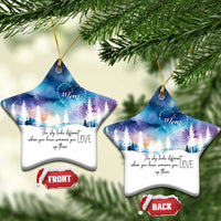Memorial Christmas Ornament The Sky Looks Different When You Have Someone You Love Up There - Wonder Print Shop