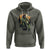 Bigfoot Biker Funny Sasquatch Riding A Motorcycle Vintage Hoodie - Wonder Print Shop