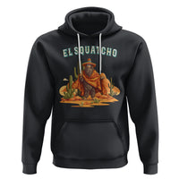 Western Bigfoot Hoodie Funny El Squatcho Poncho Mexican - Wonder Print Shop