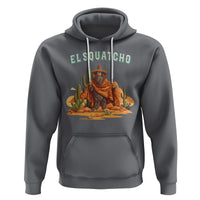 Western Bigfoot Hoodie Funny El Squatcho Poncho Mexican - Wonder Print Shop