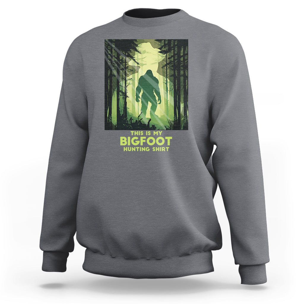 This Is My Hunting Bigfoot Sasquatch Sweatshirt - Wonder Print Shop