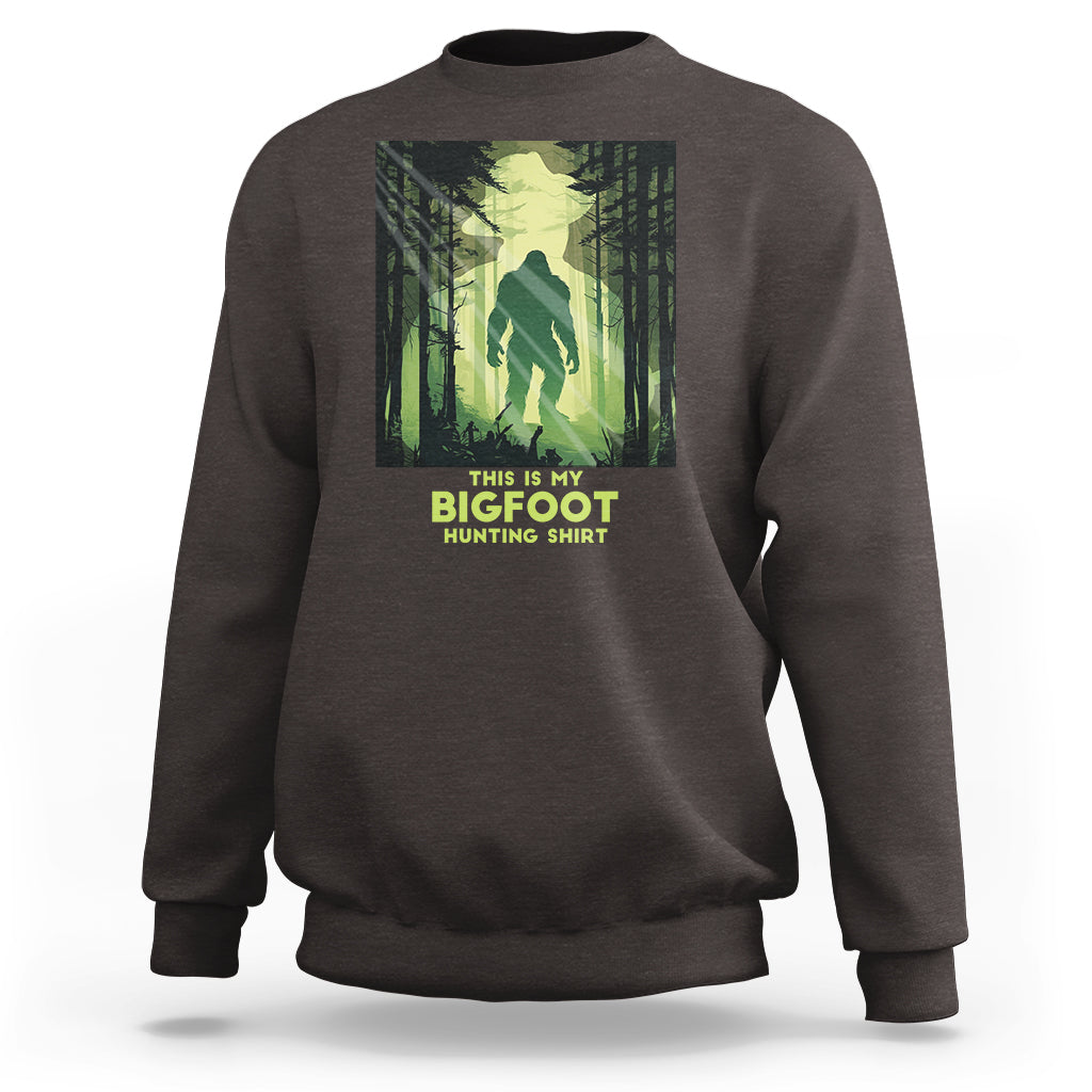 This Is My Hunting Bigfoot Sasquatch Sweatshirt - Wonder Print Shop