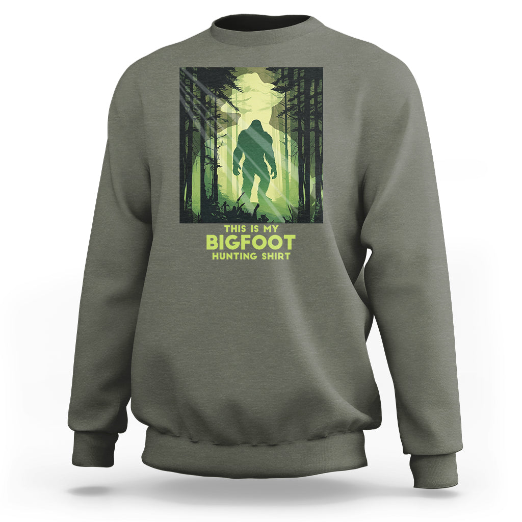 This Is My Hunting Bigfoot Sasquatch Sweatshirt - Wonder Print Shop