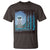 Bigfoot Hiding From Alien UFO Funny Sasquatch T Shirt