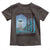Bigfoot Hiding From Alien UFO Funny Sasquatch Toddler T Shirt