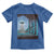 Bigfoot Hiding From Alien UFO Funny Sasquatch Toddler T Shirt