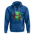 Bigfoot VS Alien Boxing Funny Sasquatch UFO Hoodie - Wonder Print Shop
