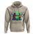 Bigfoot VS Alien Boxing Funny Sasquatch UFO Hoodie - Wonder Print Shop