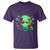 Bigfoot VS Alien Boxing Funny Sasquatch UFO T Shirt - Wonder Print Shop