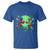 Bigfoot VS Alien Boxing Funny Sasquatch UFO T Shirt - Wonder Print Shop