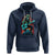 Rocking On Bigfoot Sasquatch Loves Rock And Roll Hoodie - Wonder Print Shop