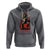 Bigfoot Rock N Roll Hoodie Funny Sasquatch Playing Electric Guitar - Wonder Print Shop