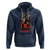 Bigfoot Rock N Roll Hoodie Funny Sasquatch Playing Electric Guitar - Wonder Print Shop