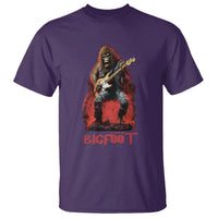 Bigfoot Rock N Roll T Shirt Funny Sasquatch Playing Electric Guitar - Wonder Print Shop
