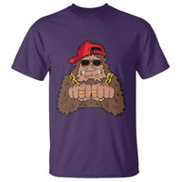 Funny Bigfoot Gangster Hip Hop Rock N Roll T Shirt - Wonder Print Shop