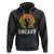 Bigfoot Sneaky Hoodie Funny Sasquatch Hiding Retro Forest - Wonder Print Shop