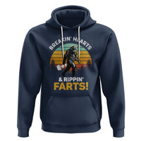 Funny Bigfoot Hoodie Breakin Hearts & Rippin Farts! Sasquatch - Wonder Print Shop