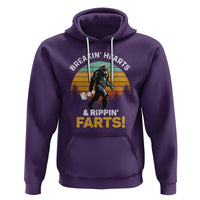Funny Bigfoot Hoodie Breakin Hearts & Rippin Farts! Sasquatch - Wonder Print Shop