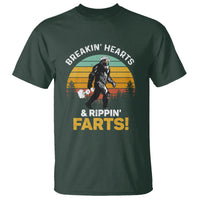 Funny Bigfoot T Shirt Breakin Hearts & Rippin Farts! Sasquatch - Wonder Print Shop