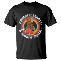 Bigfoot Breakin Hearts & Rippin Farts! Cute Sasquatch T Shirt - Wonder Print Shop