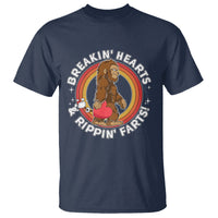 Bigfoot Breakin Hearts & Rippin Farts! Cute Sasquatch T Shirt - Wonder Print Shop