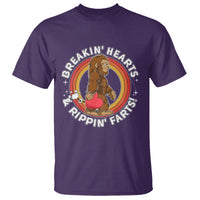 Bigfoot Breakin Hearts & Rippin Farts! Cute Sasquatch T Shirt - Wonder Print Shop