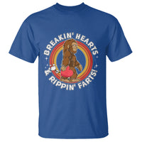 Bigfoot Breakin Hearts & Rippin Farts! Cute Sasquatch T Shirt - Wonder Print Shop