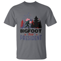 Bigfoot For President T Shirt Funny American USA Flag Sasquatch Election - Wonder Print Shop