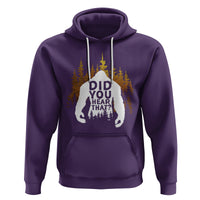 Bigfoot Did You Hear That Cool Sasquatch Hoodie - Wonder Print Shop