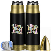 Suicide Prevention Bullet Tumbler I Have Time To Listen Mental Health Retro Groovy