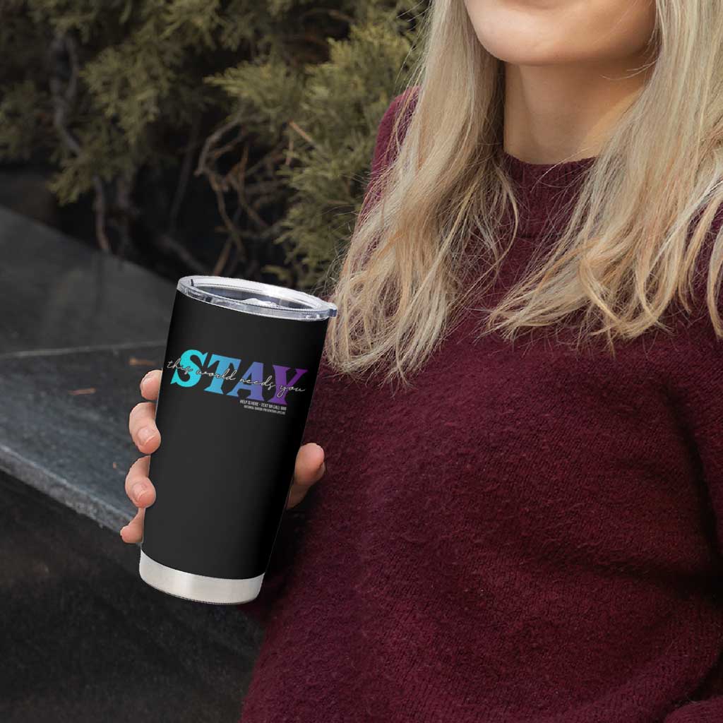 Suicide Prevention Tumbler Cup This World Needs You Call Or Text 988